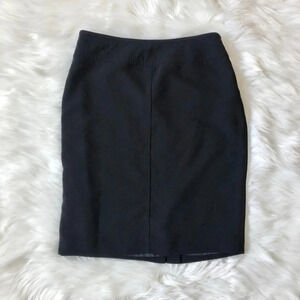 Jones Studio Classic Black Lined Pencil Skirt 8